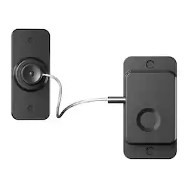 Cluzine - Black Smart Fingerprint Lock,No-Punch,For Fridge,Drawer,Cabinet,Window,Child Safety