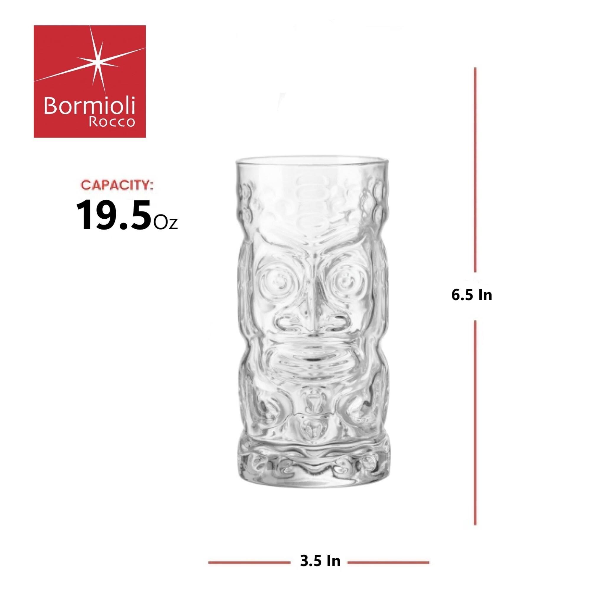 Bormioli Rocco  
CAPACITY: 19.5oz  
6.5 In  
3.5 In