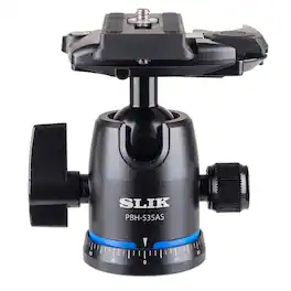 Slik - PBH-535AS Ball Head with Arca Swiss QR Plate, Black