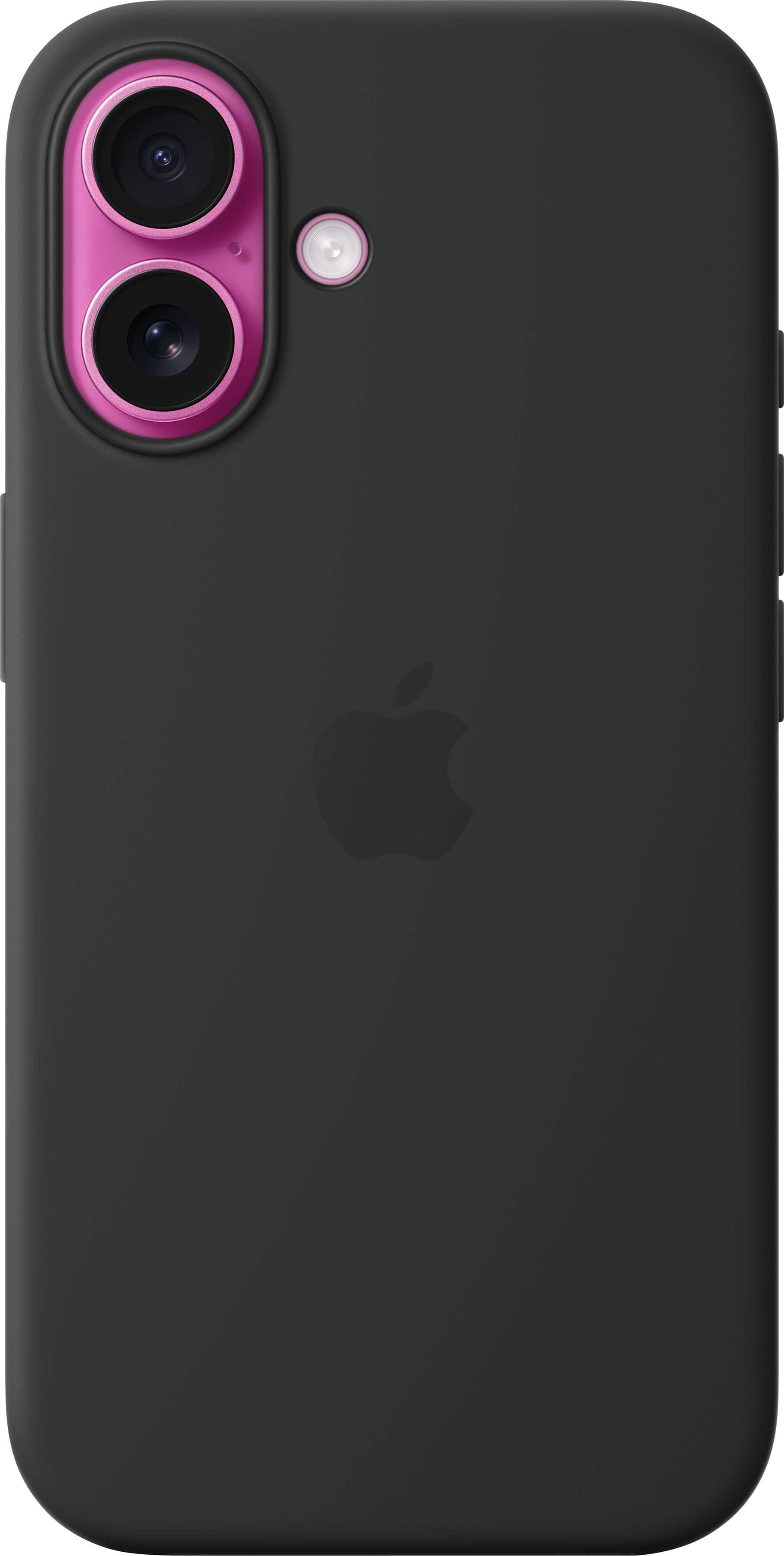 Alt View 12. Apple - iPhone 16 Silicone Case with MagSafe - Black.