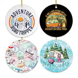 OrnamentallyYou - Travelers Christmas Ornament Bundle - Multi-colored