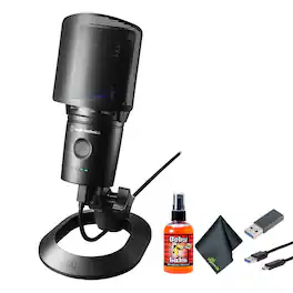 Audio-Technica - AT2020USB-XP Cardioid Condenser USB Microphone, Bundle