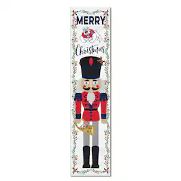Jardine - Fresno State Bulldogs 11" x 46" Nutcracker Holiday Leaner Sign - White