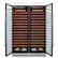 Left. Ca'Lefort - 48 inch Wine Cooler Refrigerator 332-Bottle,Freestanding/Built-In Wine Fridge 3LED stainless steel for Home\Bar\Office - stainless steel.