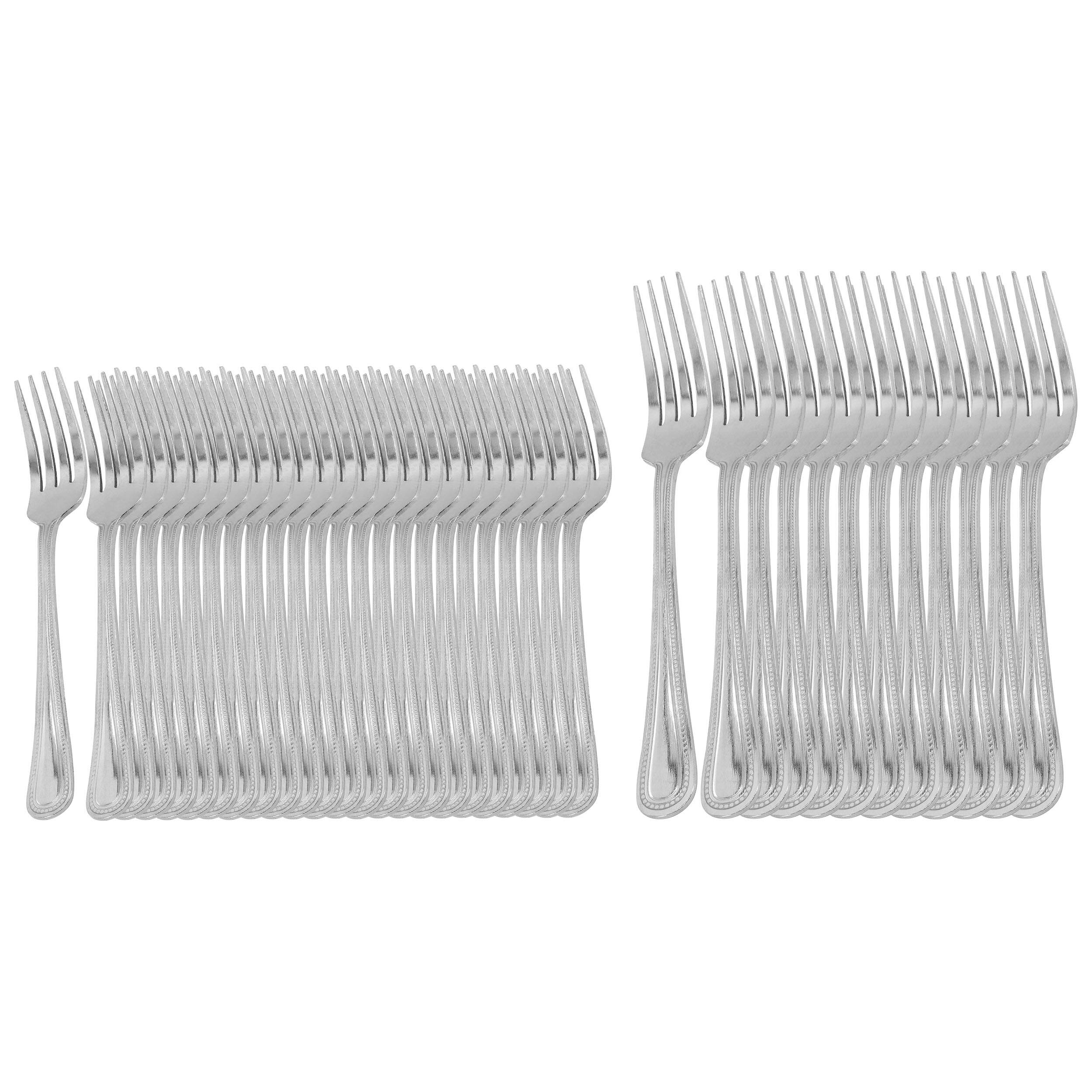 Alt View 1. Gibson - Gibson Home 87 Piece Stainless Steel Flatware and Serving Utensil Set in Silver - Silver.