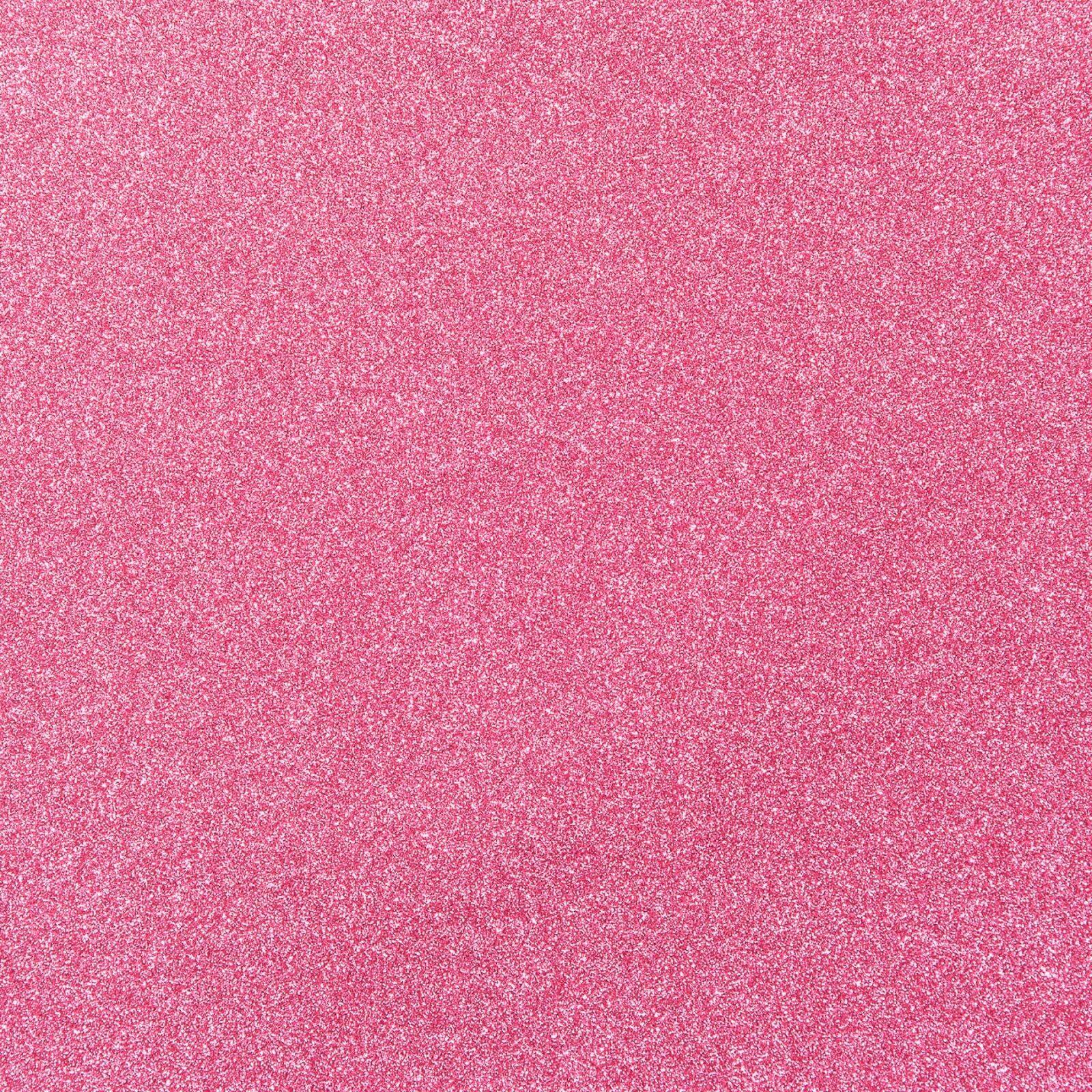 Alt View 6. Cricut - Glitter Value Iron-on Heat Transfer Vinyl - 10 in x 8 ft - Pink.