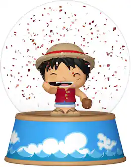 Funko - POP! Mini Glitter Globe: One Piece - Monkey D. Luffy - COLLECTIBLES - Multicolor