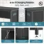 6-in-1 Charging Station Left or Right Install L   L  1 1 E 1S ... 3 AC Outlets 2 USB Ports 1 USB for LED Strip 6.5FT Hydraulic- Lever Drawer Convenient Cable Management Stable Adjustable Feet
