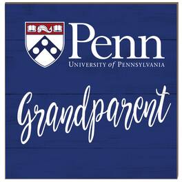 Jardine - Pennsylvania Quakers 10'' x 10'' Grandparent Plaque - Blue