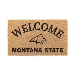Jardine - Montana State Bobcats 18" x 34" Welcome Coir Doomat - Brown