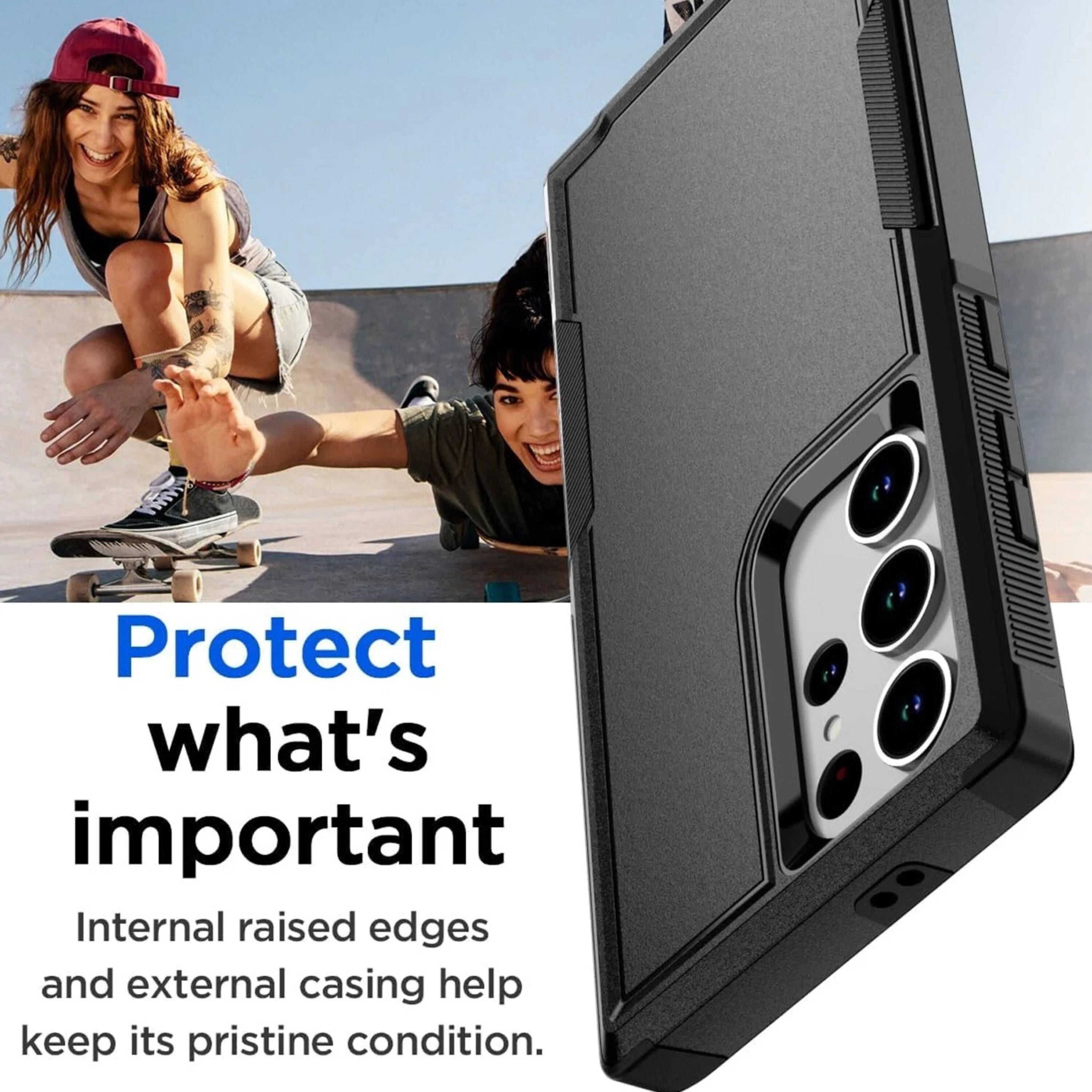Protect what's important

Internal raised edges and external casing help keep its pristine condition.