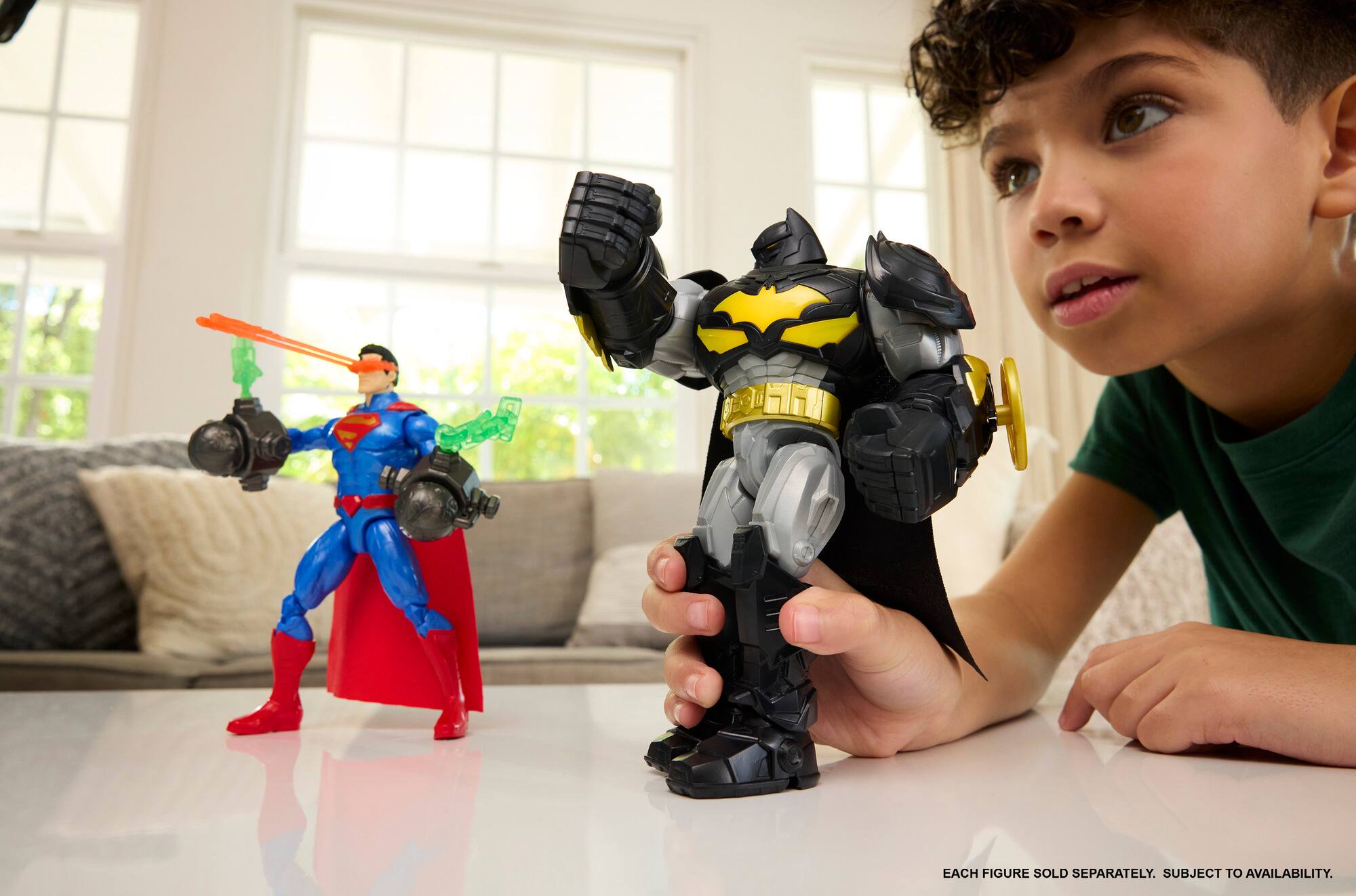 Each figure sold separately. Subject to availability.