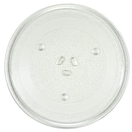 Front. HQRP - 11-1/4 inch Glass Turntable Tray for Sharp 9KC3517203500 R309YK R309YV R309YW R318AV R331ZS Microwave.