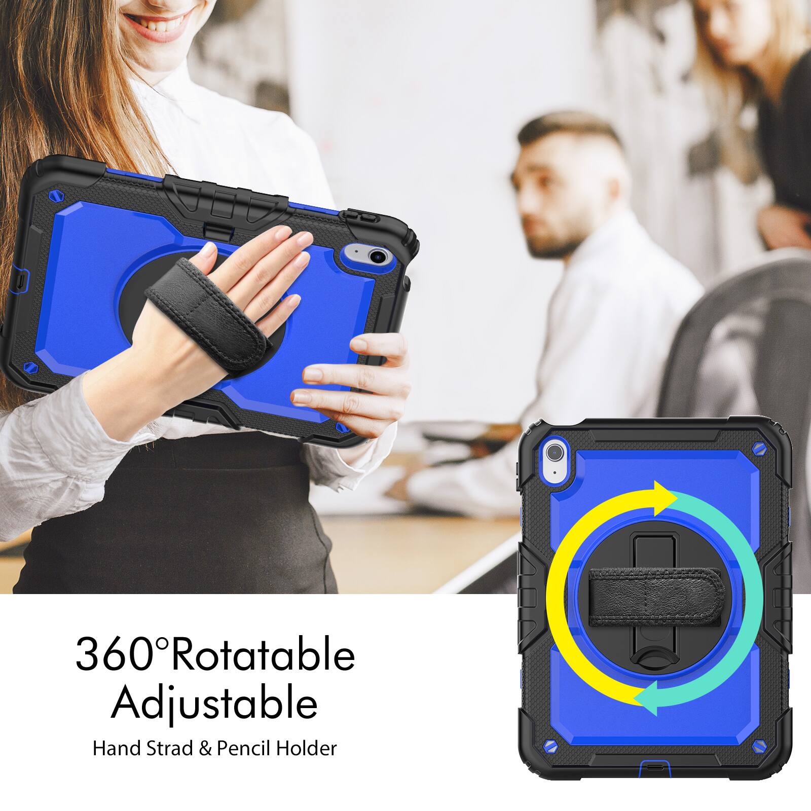 360° Rotatable Adjustable Hand Strad & Pencil Holder