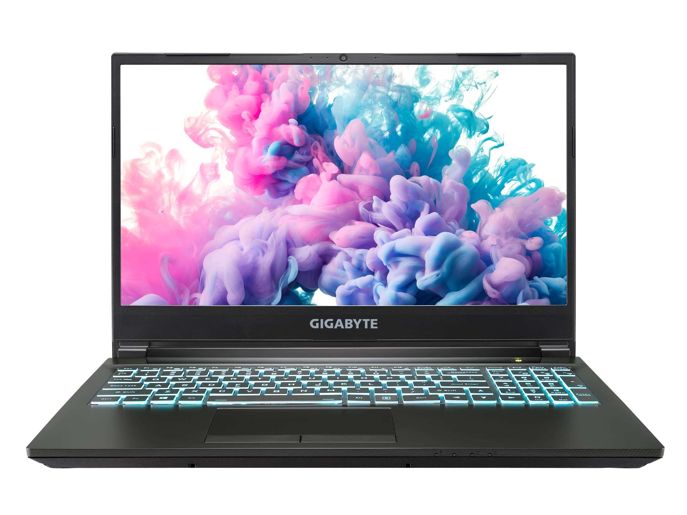 Front. GIGABYTE - G5 MD 15.6" FHD IPS Gaming Laptop - Intel i5-11400H - 8GB Memory - NVIDIA GeForce RTX 3050 Ti - 512GB SSD.