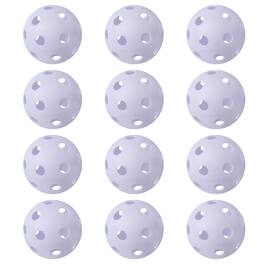 GSE Games & Sports Expert - 12-Pack Plastic Practice Baseballs, Training Baseballs for All Skill Levels - White