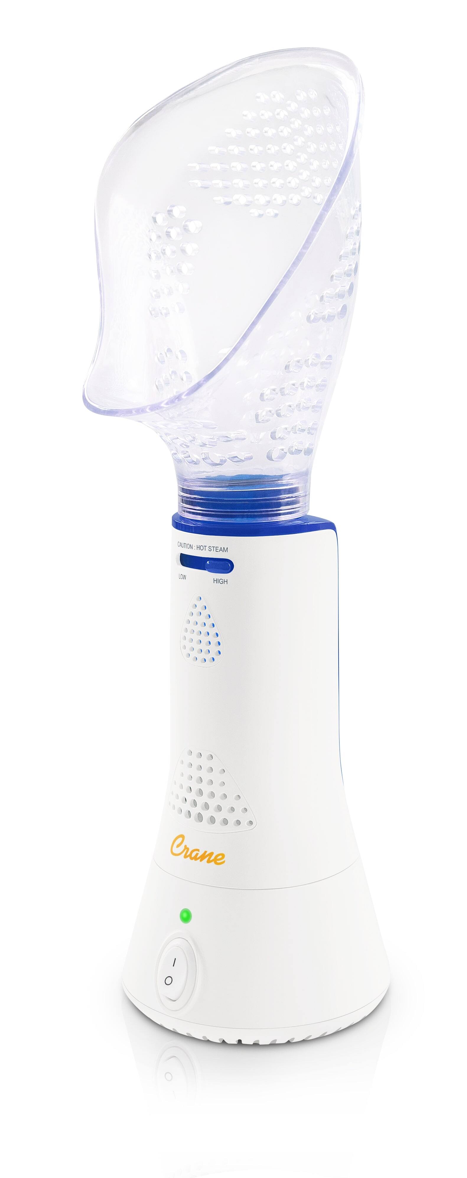 Front. CRANE - Personal Corded Steam Inhaler - White/Blue.