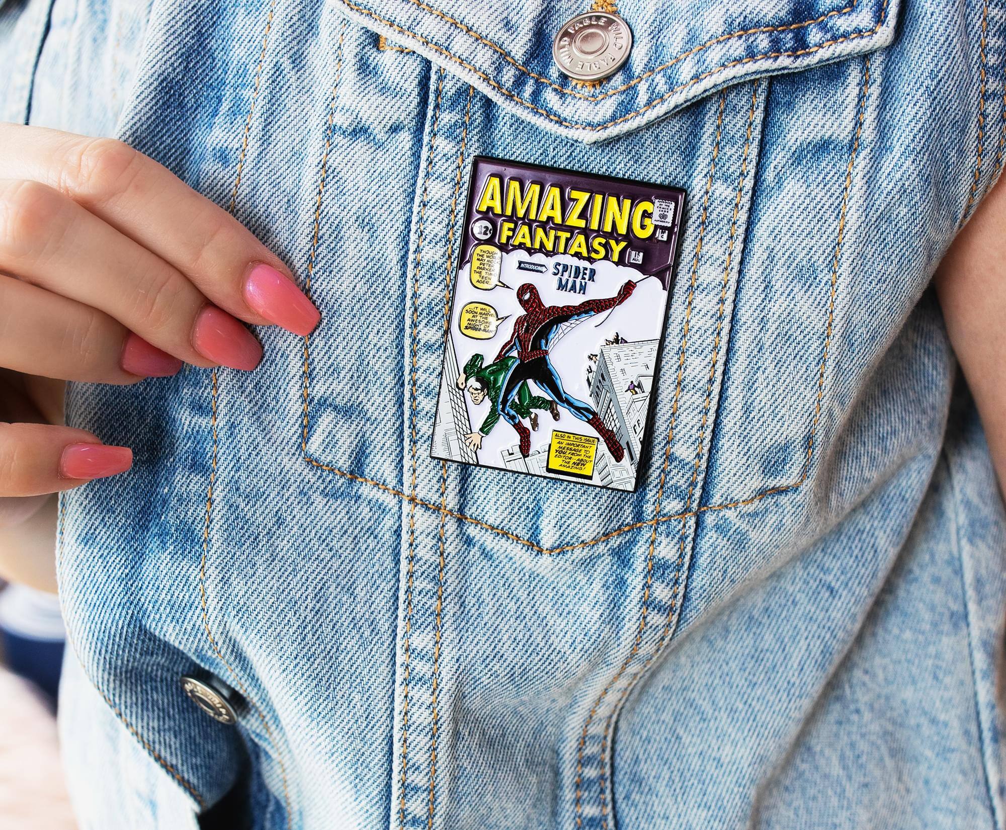 AMAZING FANTASY #15  
SPIDER MAN  

PABLE CTIN WILD 270V 779  
AMAZING FANTASY #15  
SPIDER MAN  

MORE