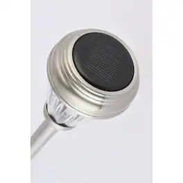 Living District - Outdoor LED 3000K Pathway Light, Pack of 6 - Silver