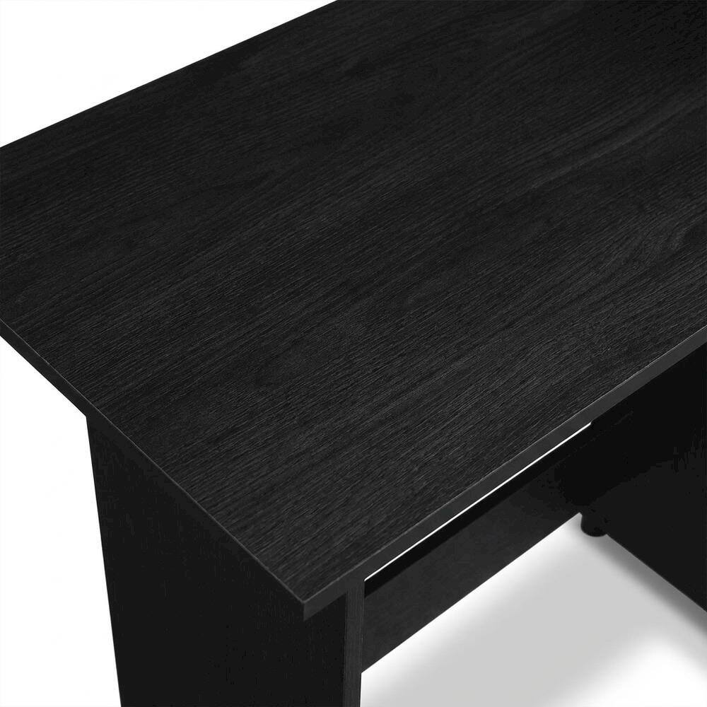 Alt View 1. BisonOffice - Compact Americano/Black Computer Desk With Shelves For Office Use - Americano/Black.