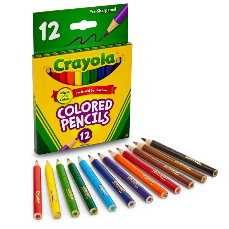 Crayola - Short Colored Pencils  Pack of 12 price history on PriceWatchPro
