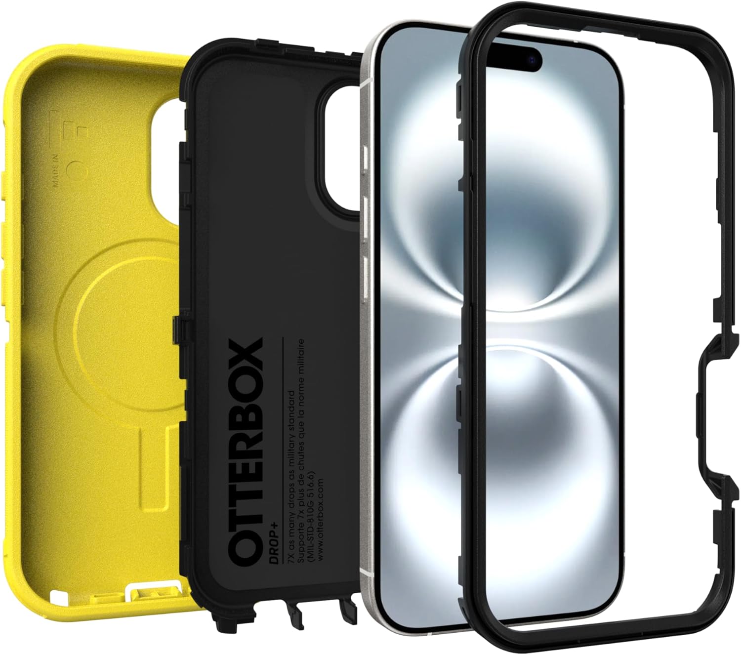 MADE IN  
OTTERBOX  
DROP+  
7X military standard drops (MIL-STD-810G 516.6)  
www.otterbox.com
