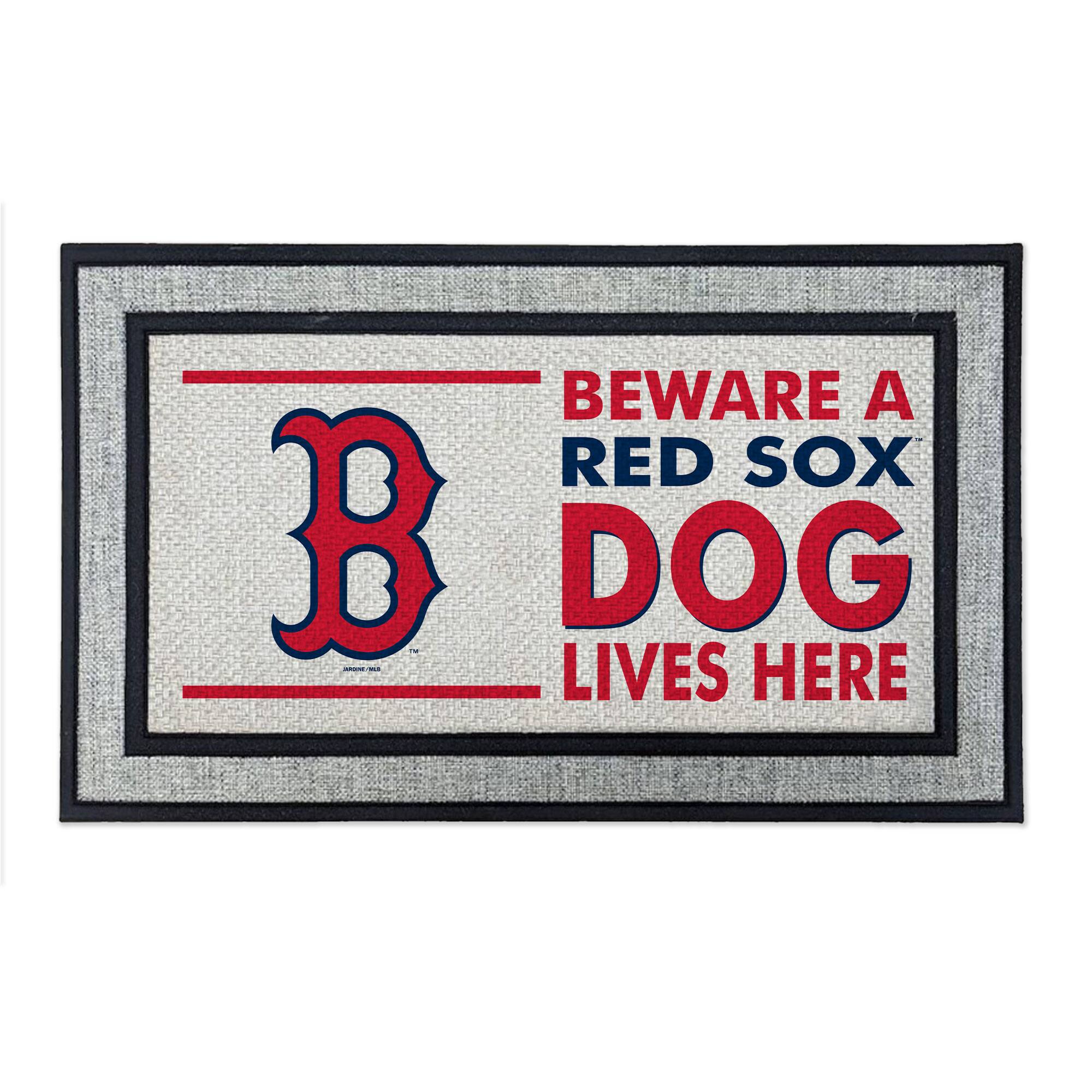 BEWARE A RED SOX DOG LIVES HERE
