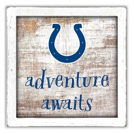 Fan Creations - Indianapolis Colts 14'' x 13'' Adventure Awaits Money Box - Multicolor