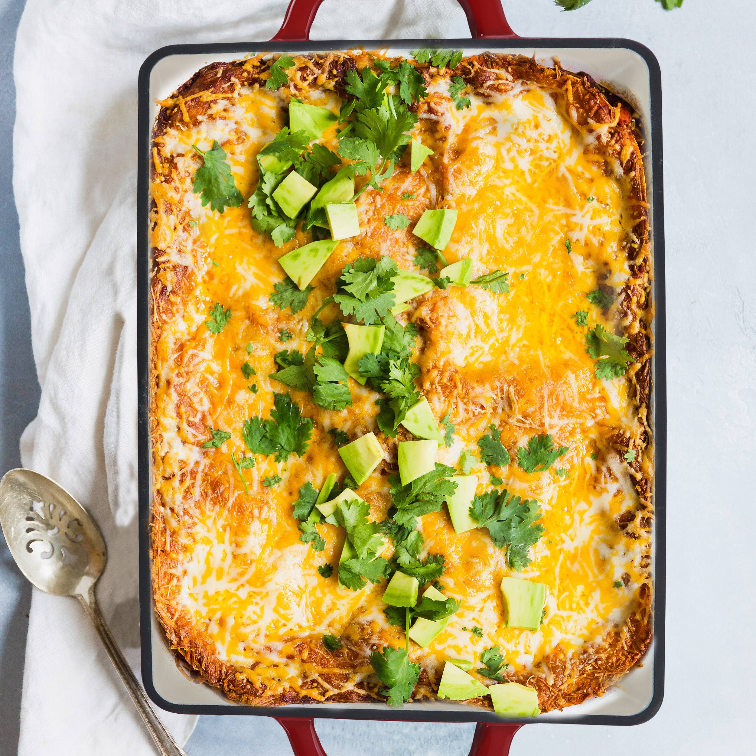Alt View 3. Crockpot - Crock Pot Artisan 13 in. Enameled Cast Iron Lasagna Pan in Scarlet Red - Scarlet Red.