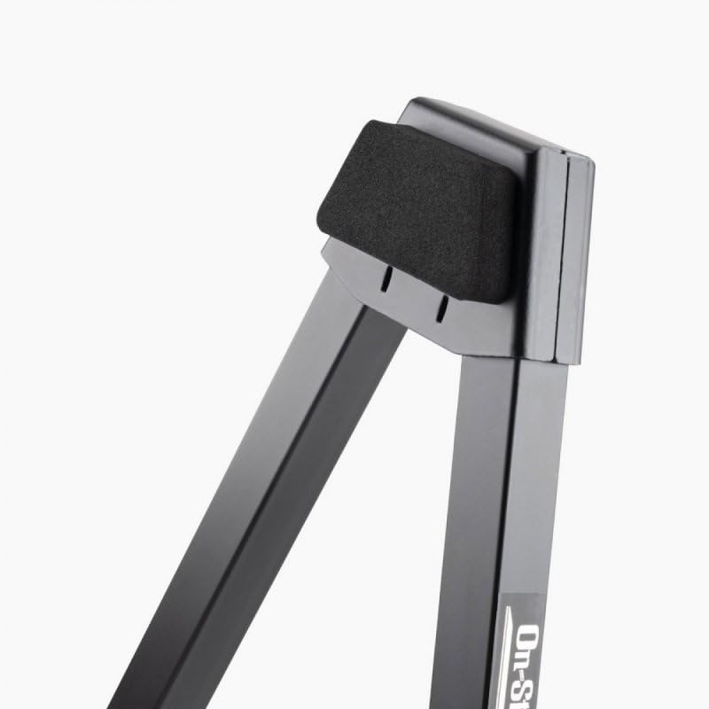 Alt View 8. On Stage Stands - On-Stage GS7462B Professional A-Frame Guitar Stand (Holds Electric, Acoustic, and Bass Guitars, Small Amps, and Mixers, - Black.