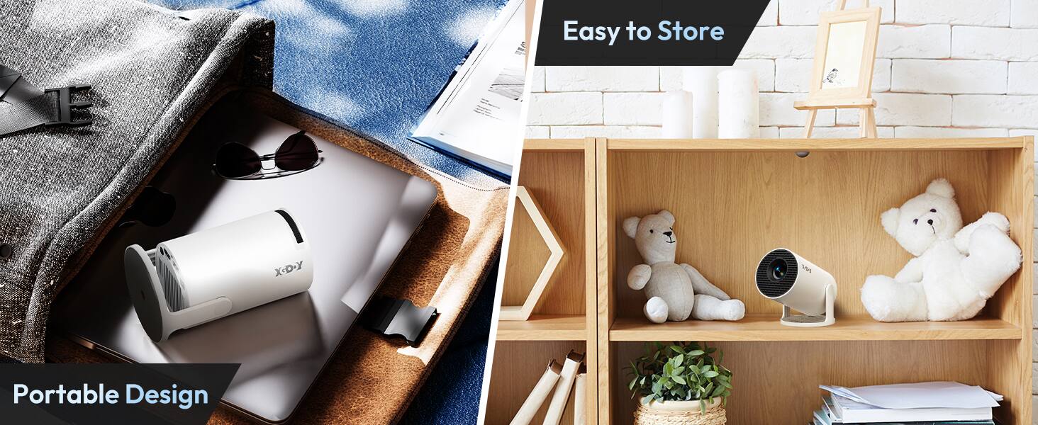 Easy to Store  
Portable Design