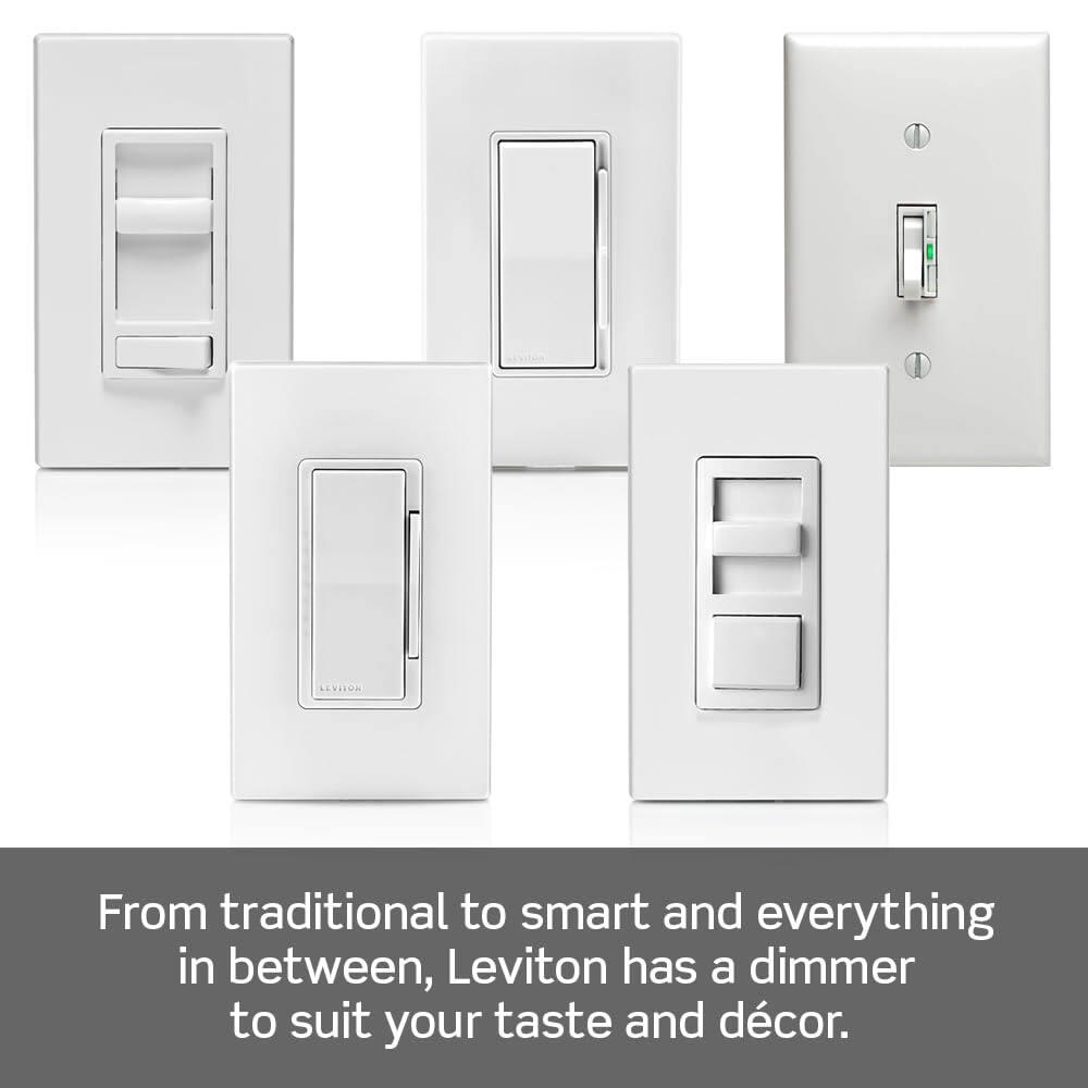 From traditional to smart and everything in between, Leviton has a dimmer to suit your taste and décor.
