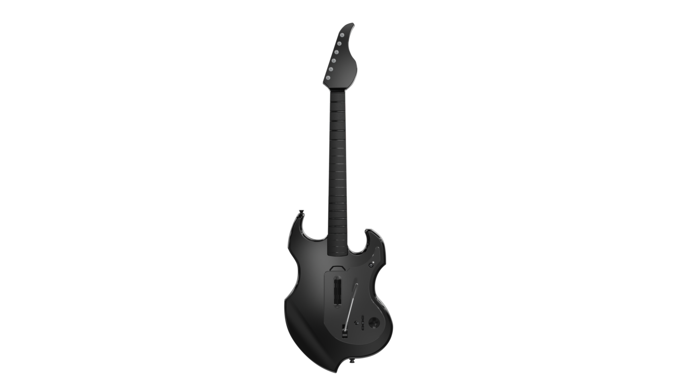 Alt View 4. PDP - Riffmaster Wireless Guitar Controller - Nintendo Switch™ - Black.