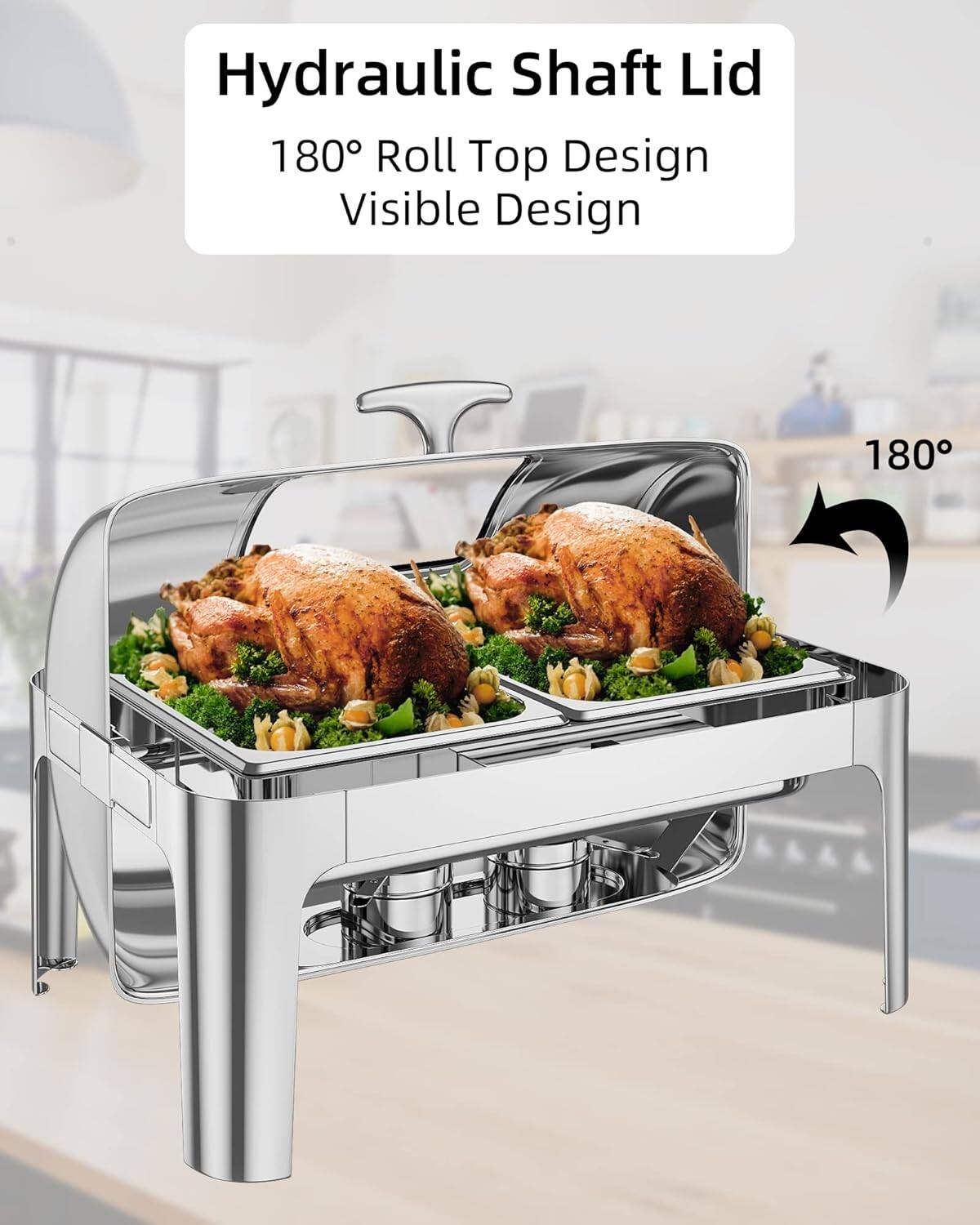 Hydraulic Shaft Lid  
180° Roll Top Design  
Visible Design