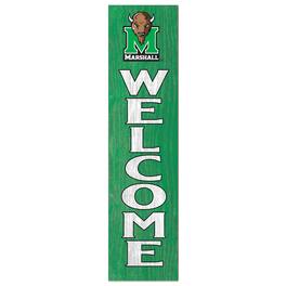 Jardine - Marshall Thundering Herd 12'' x 48'' Welcome Outdoor Leaner - Kelly Green