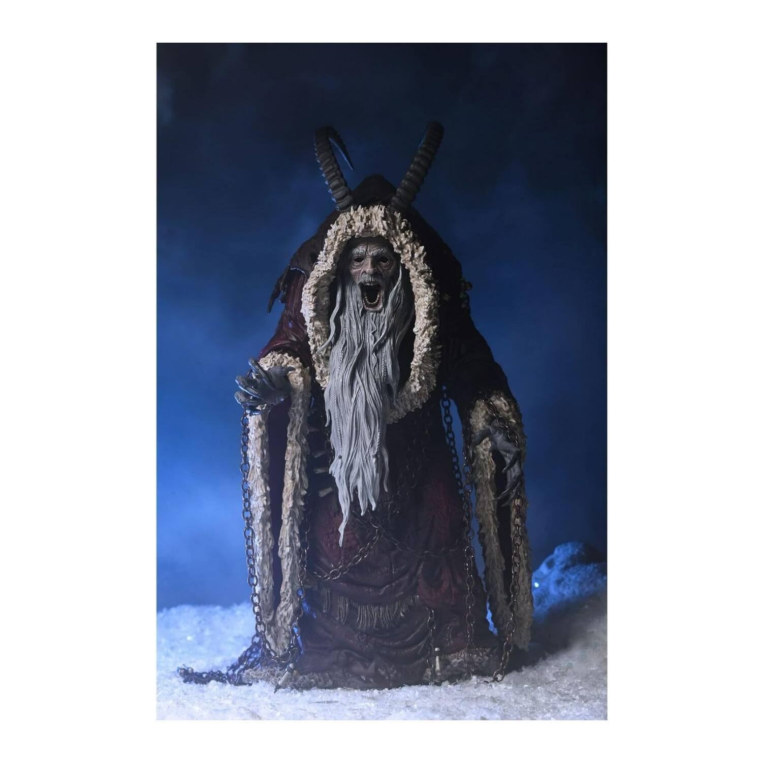 Left. NECA - NECA Deluxe Krampus Action Figure with 10 Inch Plus Scale Size.