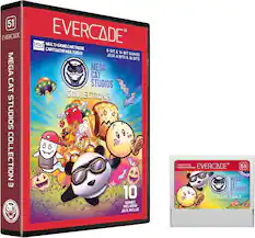 51 EVERCADE MEGA CAT STUDIOS COLLECTION 3 EVERCADE MULTI-GAME CARTRIDGE CARTOUCHE MULTIJEU 8-BIT & 16-BIT JEUX 8 GAMES BITS & 16 BITS MEGA CAT STUDIOS COLLECTION 10 GAMES INCLUDED JEUX INCLUS