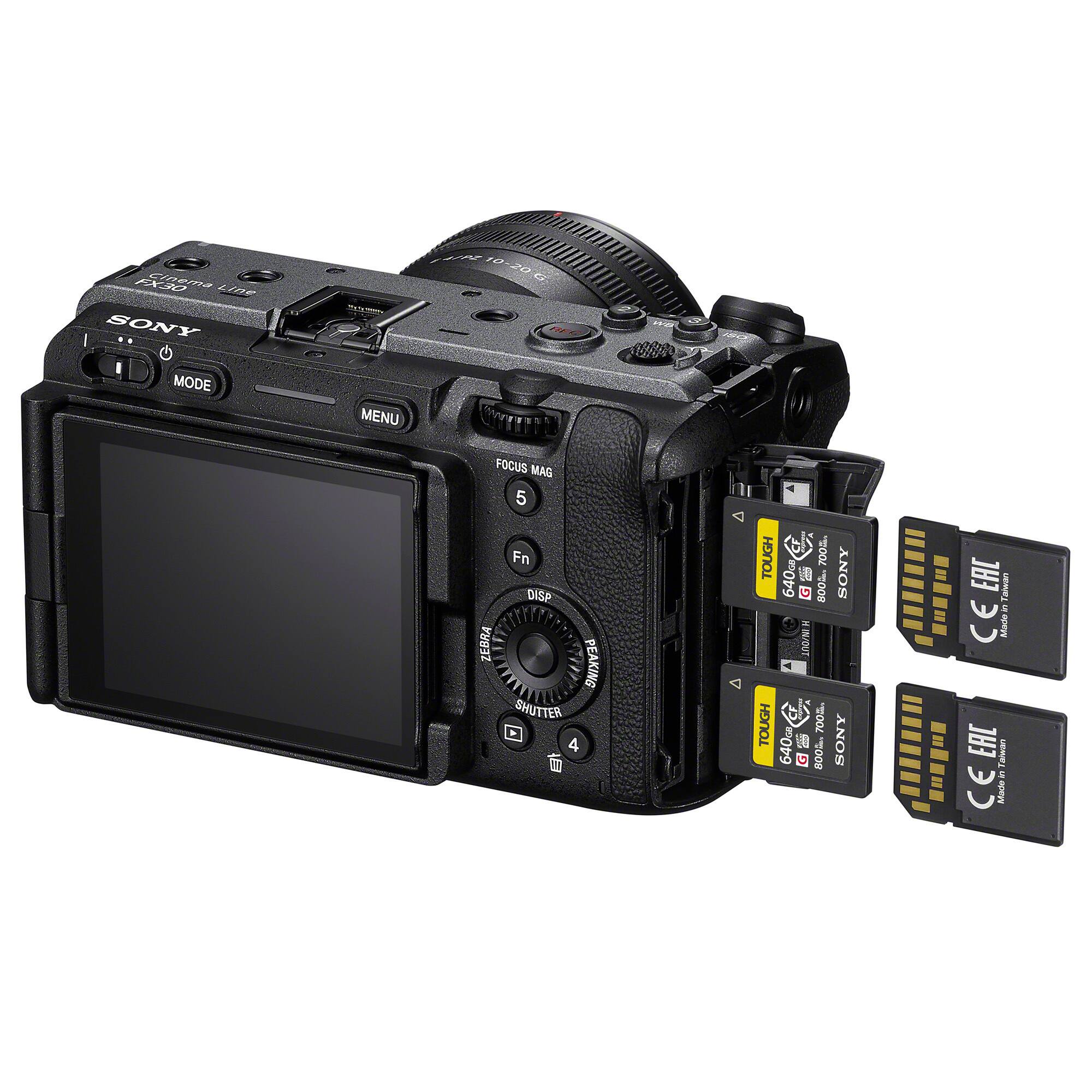Sony Cinema Line FX30 Super 35 Camera (Body Only) bundle