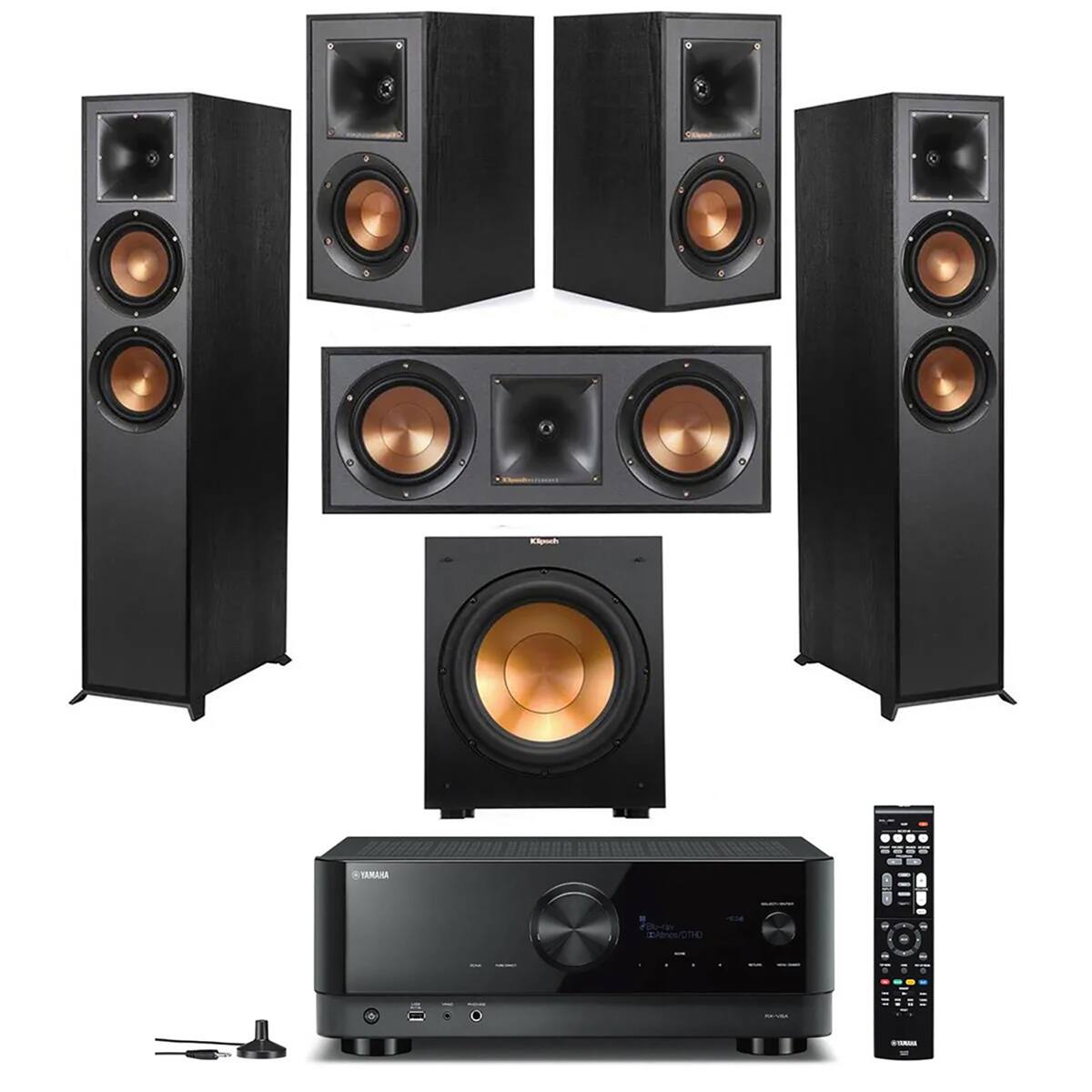 Klipsch  
Yamaha  
Burravox  
STATE