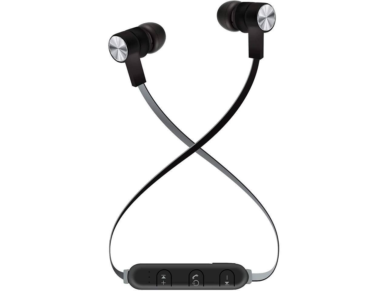 Alt View 3. Maxell - Maxell Bass 13 Wireless Headphone with Mic, Black 199793 - Black.