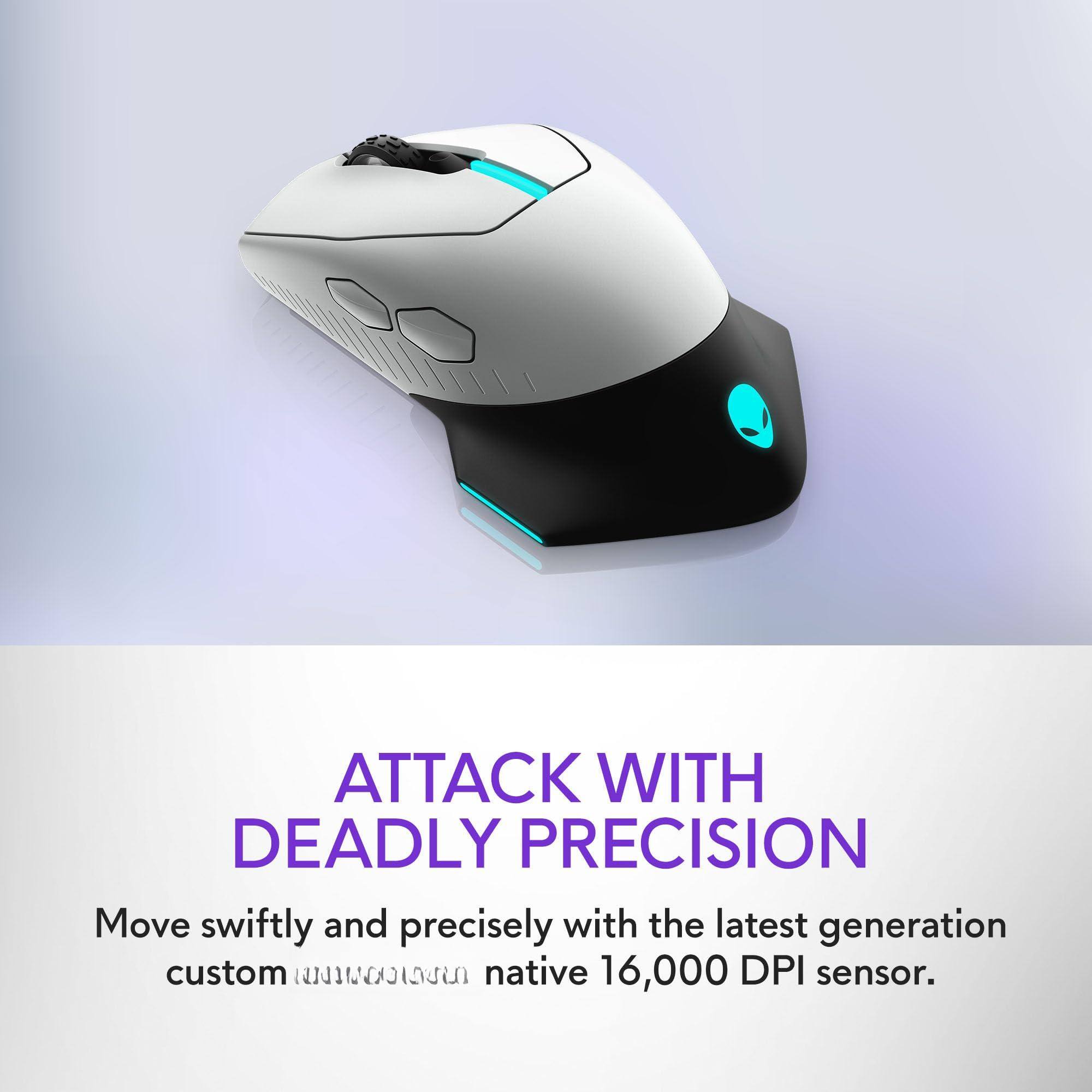 ATTACK WITH DEADLY PRECISION

Move swiftly and precisely with the latest generation custom native 16,000 DPI sensor.