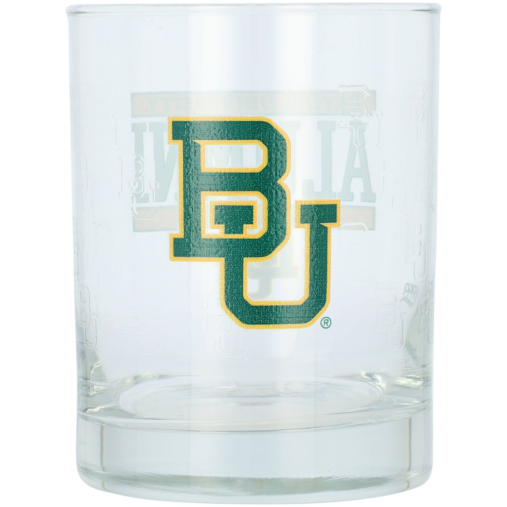 Alt View 1. Indigo Falls - Baylor Bears 14oz. Repeat Alumni Rocks Glass - Multicolor.