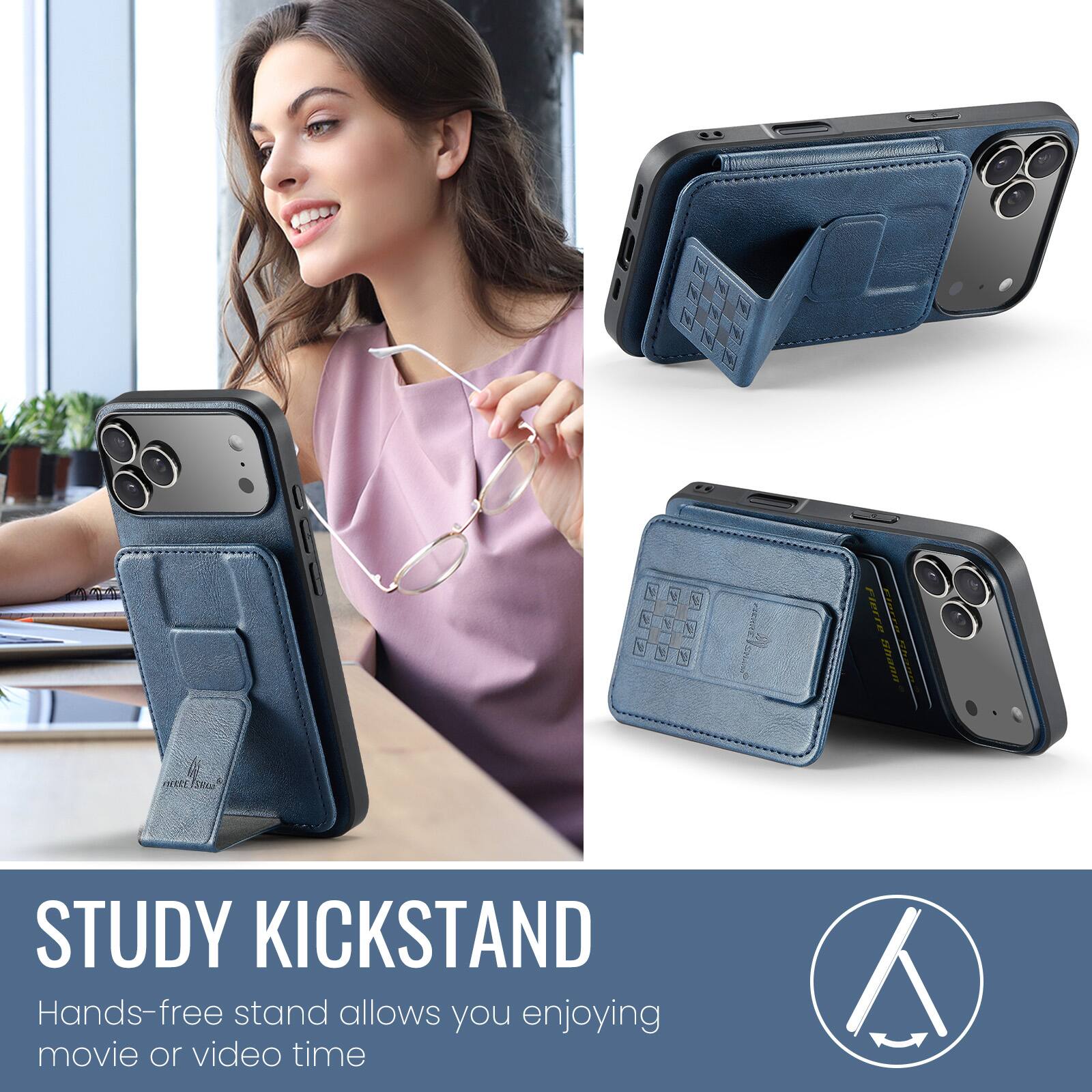 i A E    i Fleste thann mtD O STUDY KICKSTAND Hands-free stand allows you enjoying movie or video time
