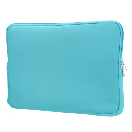 Front. Unique Bargains - Laptop Case - Polyester Computer Sleeve Carrying Bag, Waterproof Protective Cover for 11" Notebook - Blue.