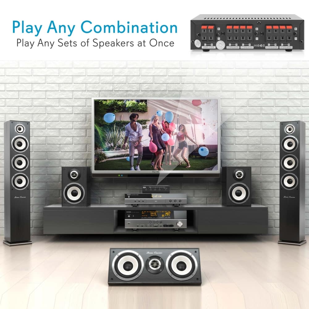Pyle 4 Ch. Stereo Speaker Selector Black - Best Buy