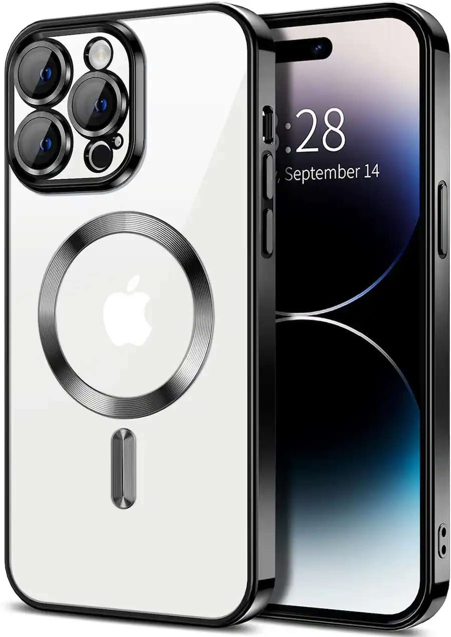 Case IPhone 14 Pro Max MagSafe Piel Sintética Azul - Coolbox - Foto 7