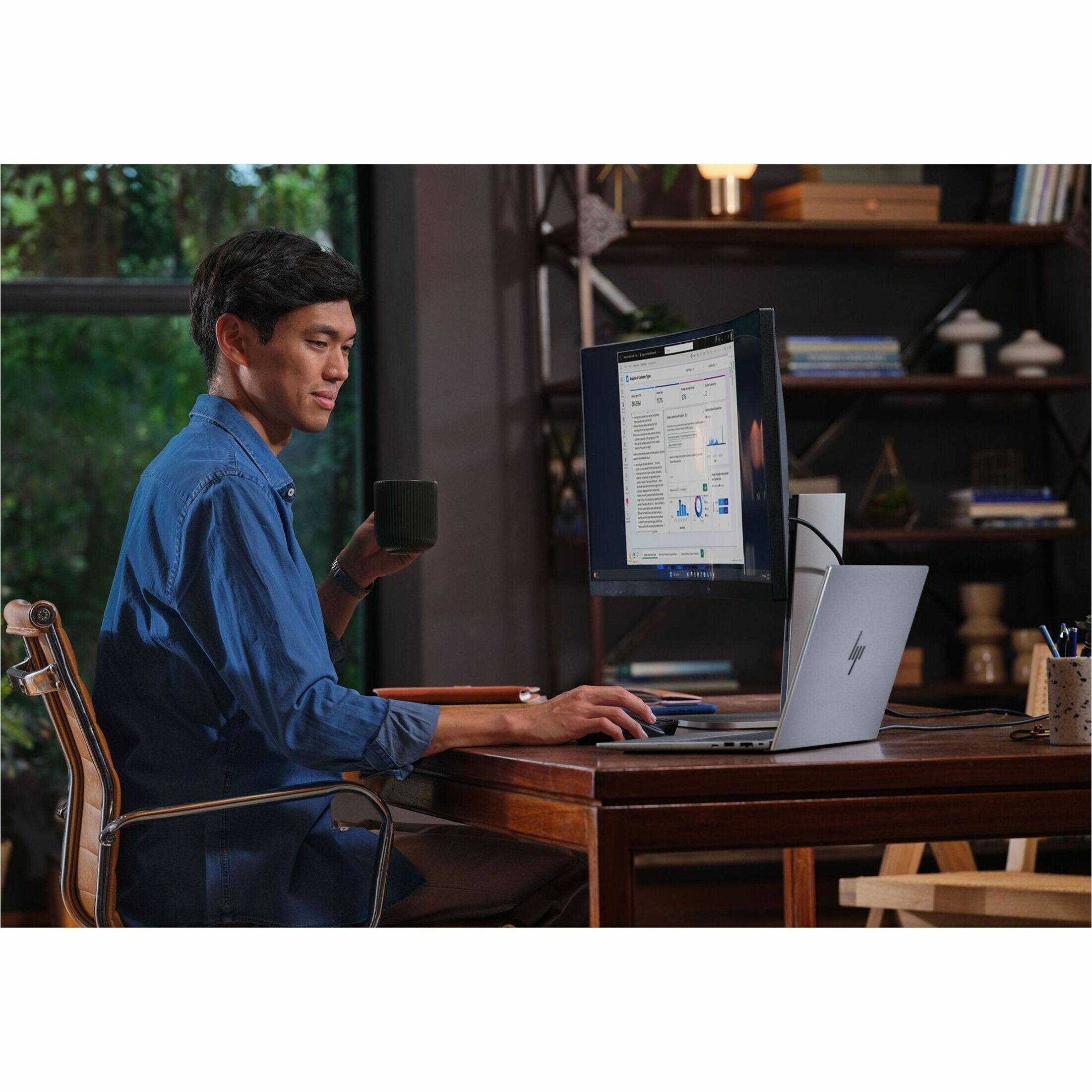 Alt View 17. HP - EliteBook 8 G2i 14" IPS 1920 x 1200 (WUXGA) Laptop - Intel Core Ultra 5 with 32GB Memory - 512 GB SSD - Glacier Silver Aluminum, Gray.