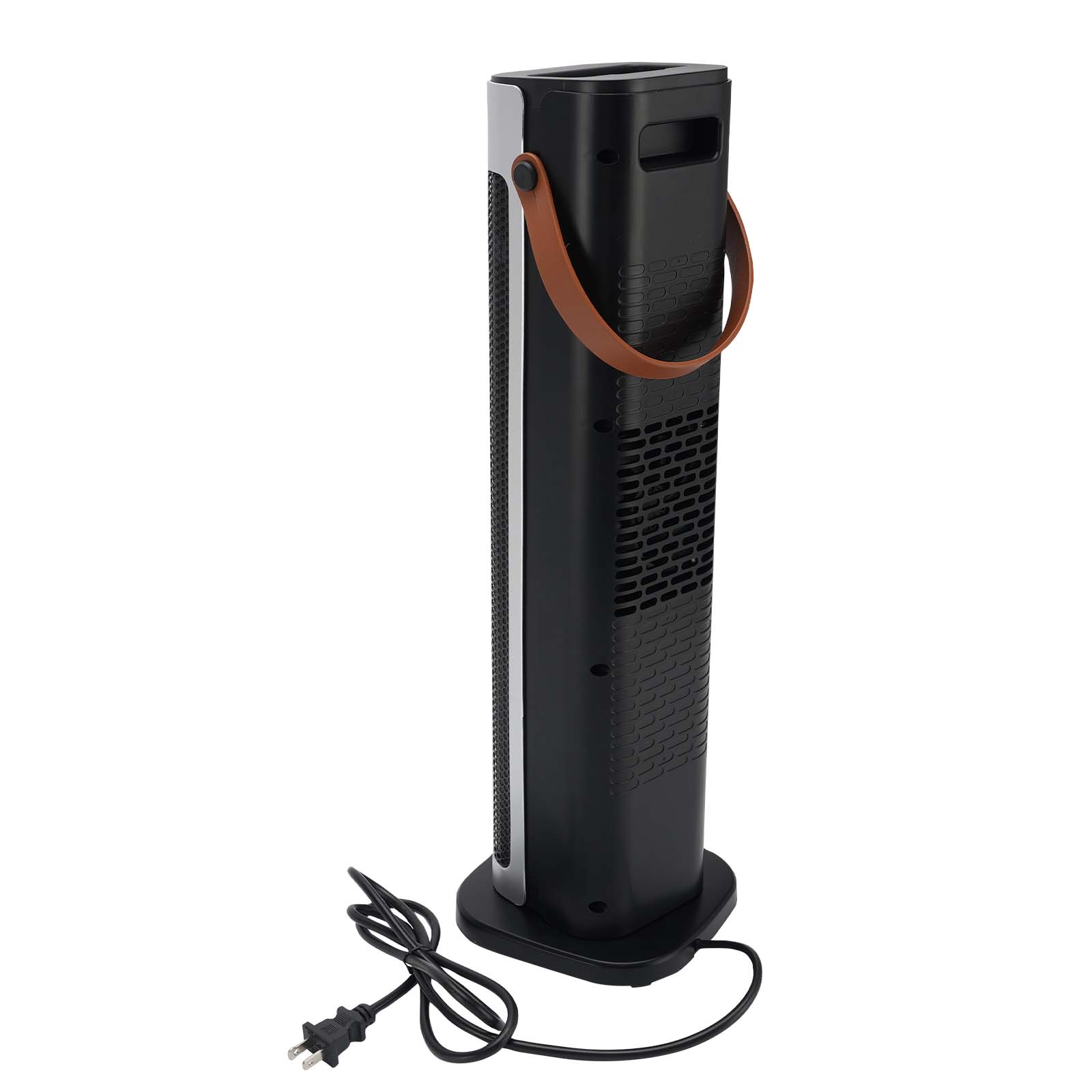 Alt View 8. Topteng - 1500W Quiet Space Heater – Remote & Touch Control, 70° Oscillation, 12H Timer, Safety Auto-Off, Fit for Large Rooms - Black.