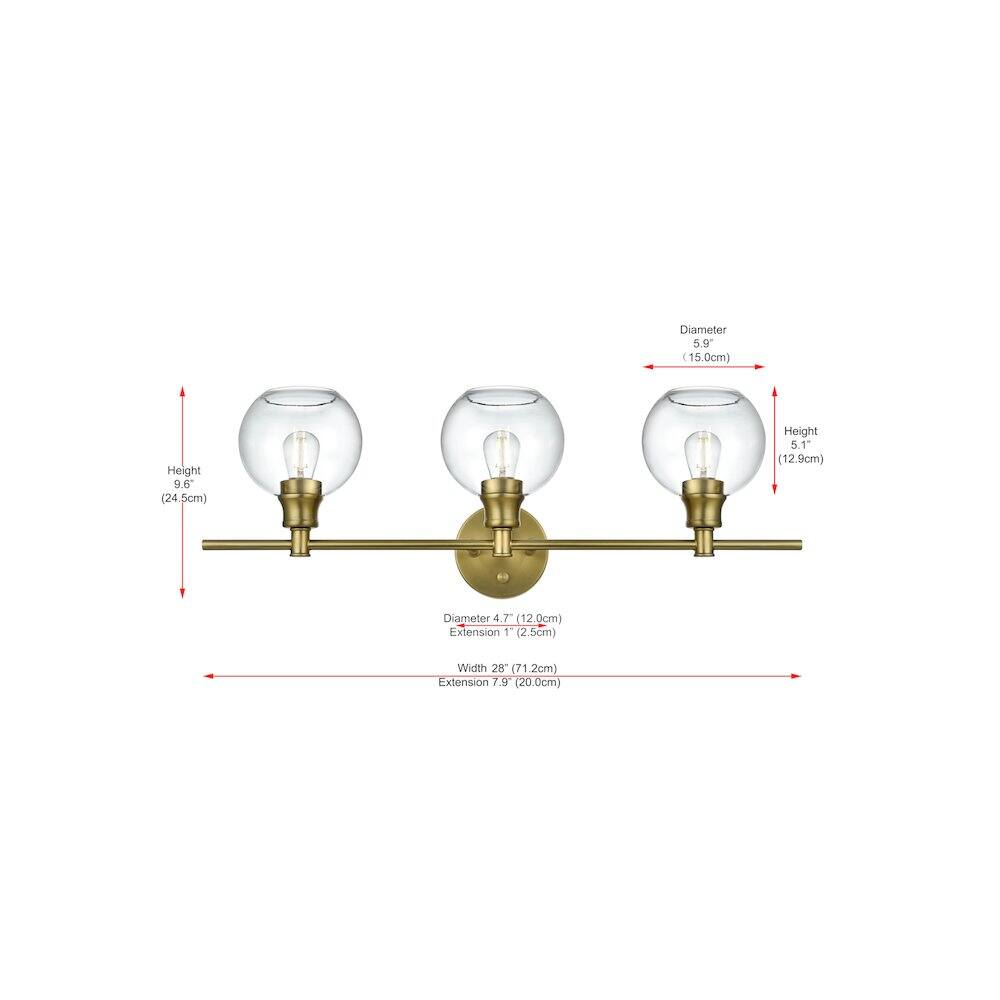 Diameter 5.9 - 15.0cm  
Height 9.6 (24.6cm)  
Height 5.1 (12.9cm)  
Diameter 47 (12.0cm)  
Extension 1 (2.5cm)  
Width 26 (71.2cm)  
Extension 79 (20.0cm)
