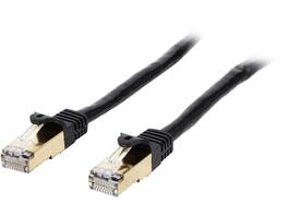 StarTech.com - C6ASPAT25BK 25 ft. Cat 6A Black Shielded Network Ethernet Cable